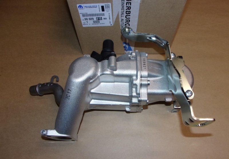 Radiateur EGR Citroën Berlingo III 1.6 HDI, 9802981580, 9802981580, 