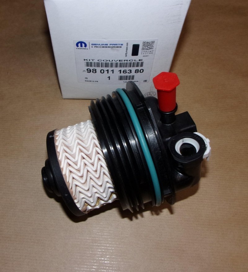 Boîtier de filtre à carburant Citroën Berlingo II 2.0 Hdi, 9801116380, 9801116380,