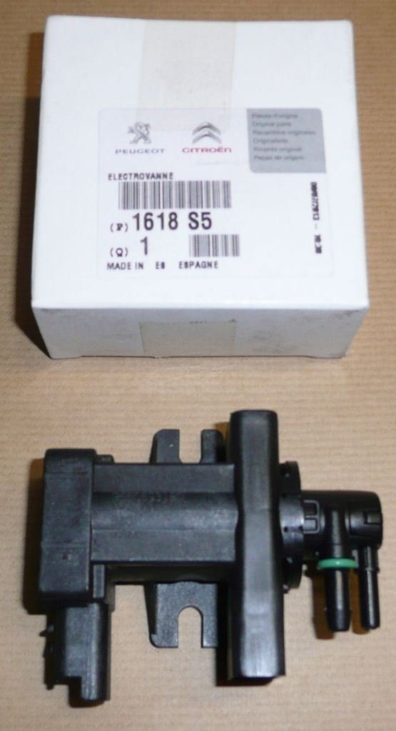 Électrovanne turbo Citroën Jumpy 3, Peugeot 307 2.0 HDI, 1618.S5, 1618S5