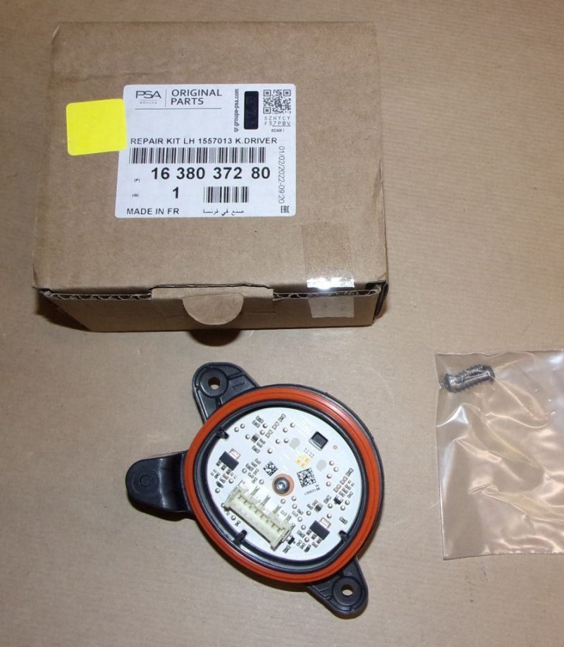Kit de réparation de phare Peugeot 508 gauche  ,  1638037280