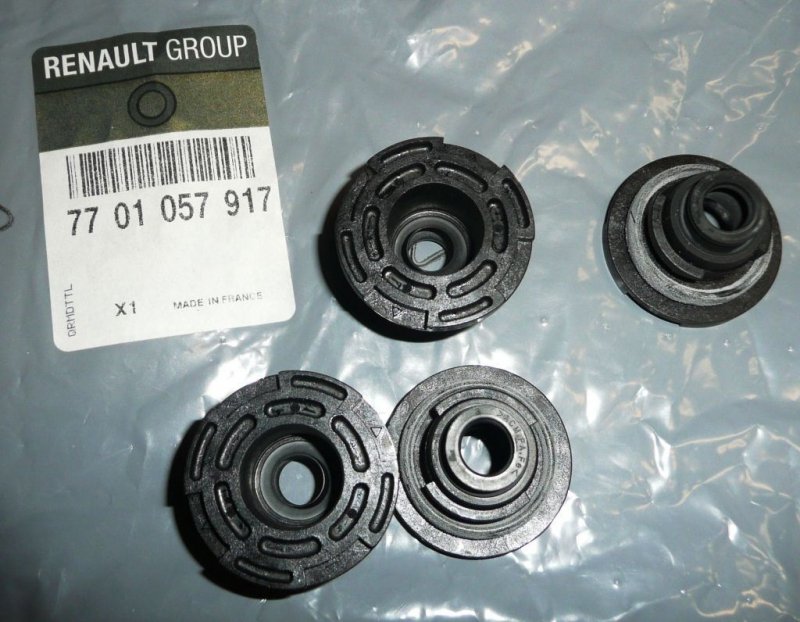 Original Kit 4 Joints de Bougie Préchauffage Pour Renault Master II  Interstar Nt400 , 7701057917