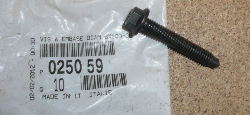 Boulon de culasse PSA 2.0 HDI, 0250.59, 025059