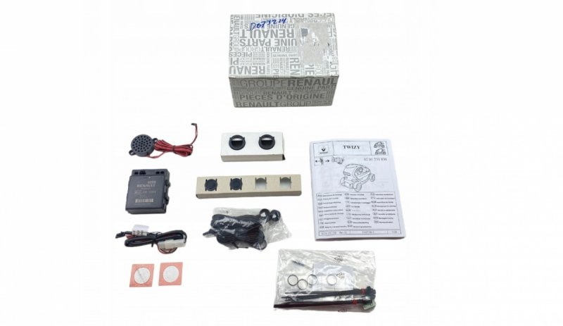 Kit Parktronic arrière d'origine Renault Twizy Z.E., 8201231830