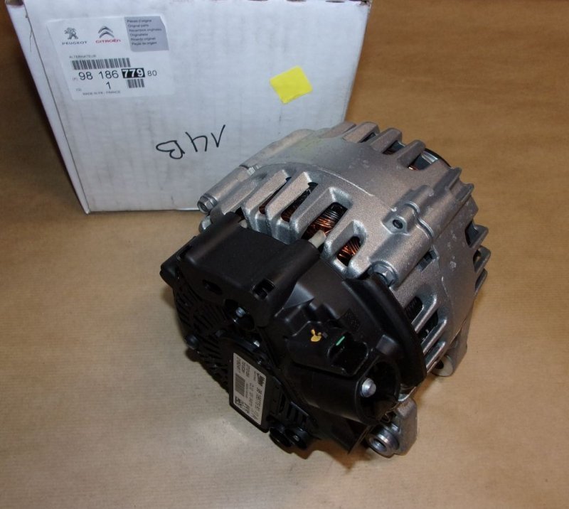 Alternateur Peugeot 2008, 3008 II, 308 II 1.2 THP, 9818677980, 9818677980, 
