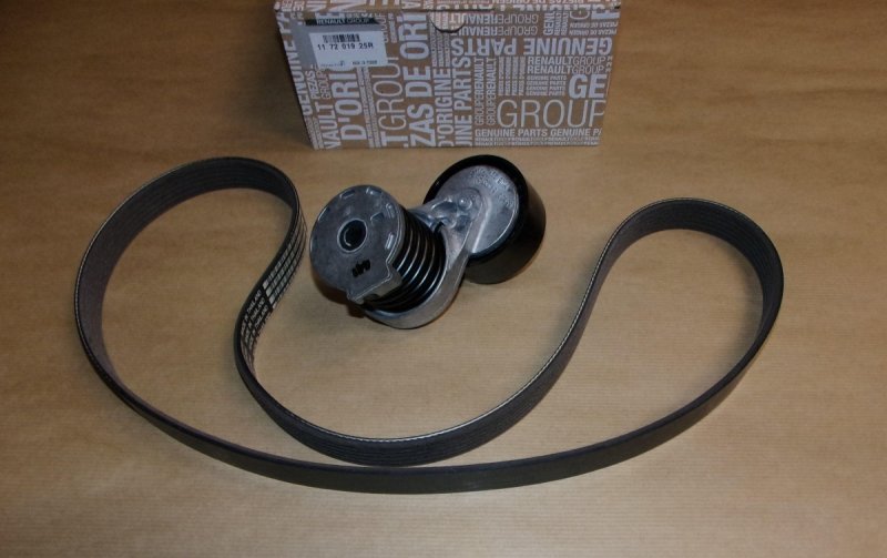 Ensemble de courroie d'alternateur Dacia Duster II 1.5DCI, 117201925R, 