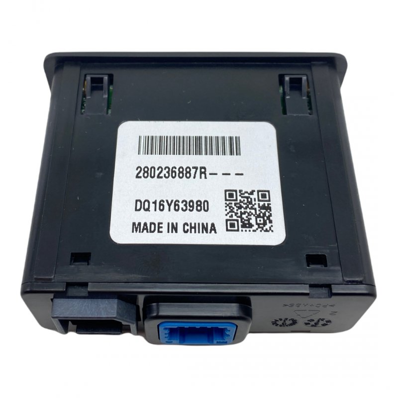 OE d’origine entrées 2x usb sd aux Renault Talisman Espace V , 280236887R
