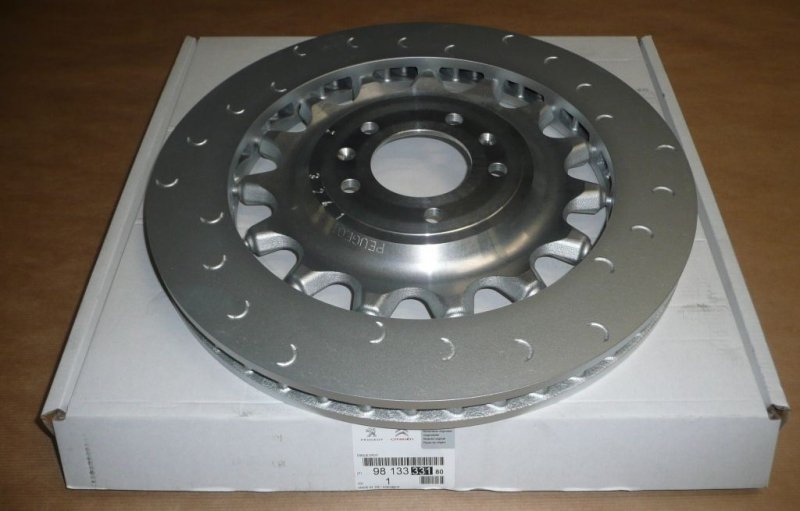 OriginalL DISQUE DE FREIN avant droite pour PEUGEOT RCZ , 9813333180