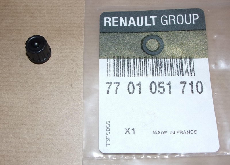 Original  Purgeur du système de refroidissement Renault ,  7701051710