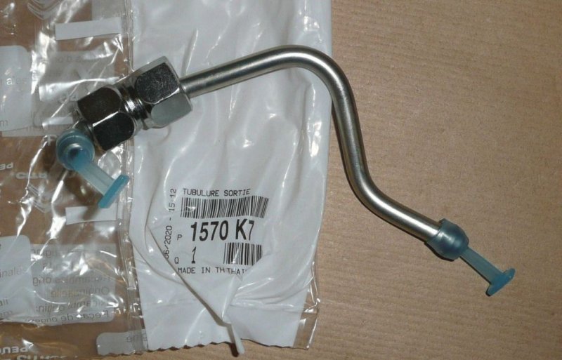 Conduite d'injection Citroën Jumper III 2.2 HDI, 1570.K7, 1570K7