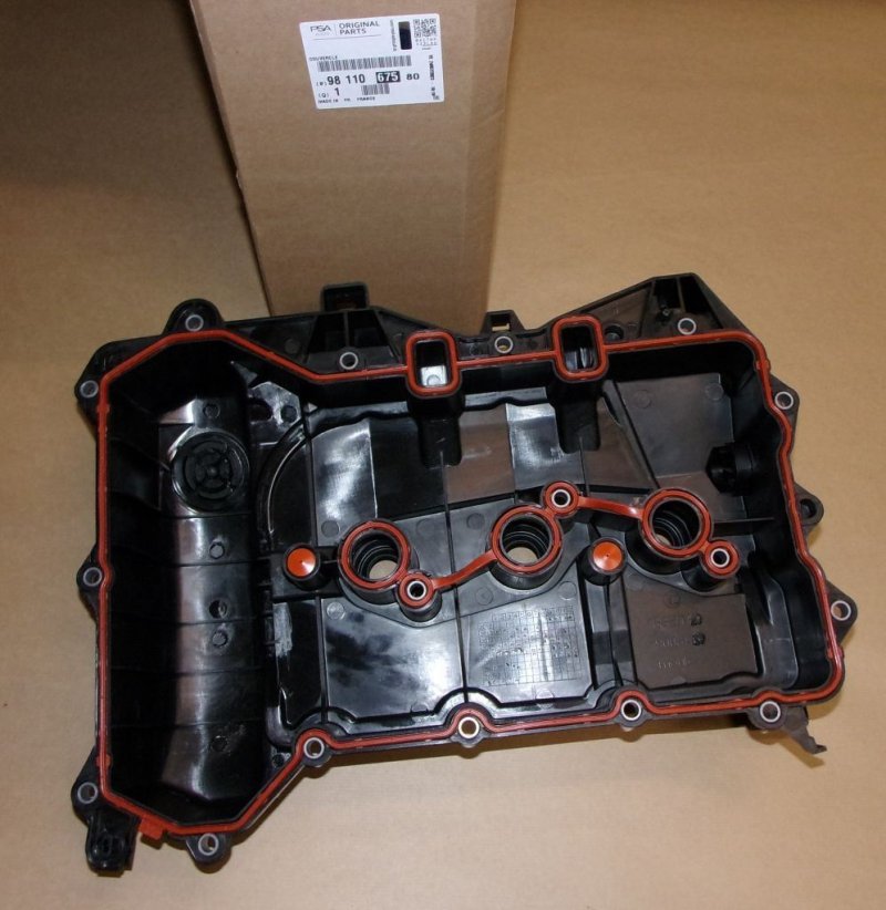  Couvercle de culasse Citroën C1, Citroën C3, Peugeot 108 1.2 VTI, 9811067580, 9811067580, 