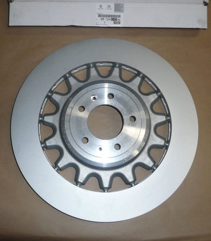 Disque de frein Peugeot 508, 308 II droit, 9812404080, 9812404080,