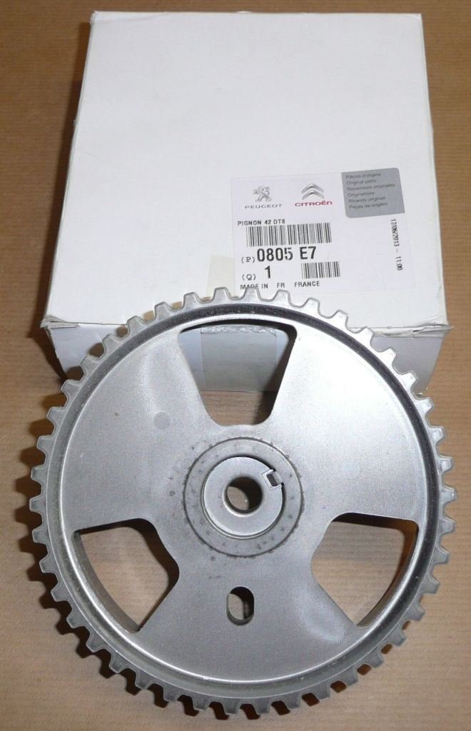 Poulie d'arbre à cames Citroën Jumpy III 2.0 HDI, 0805.E7, 0805E7