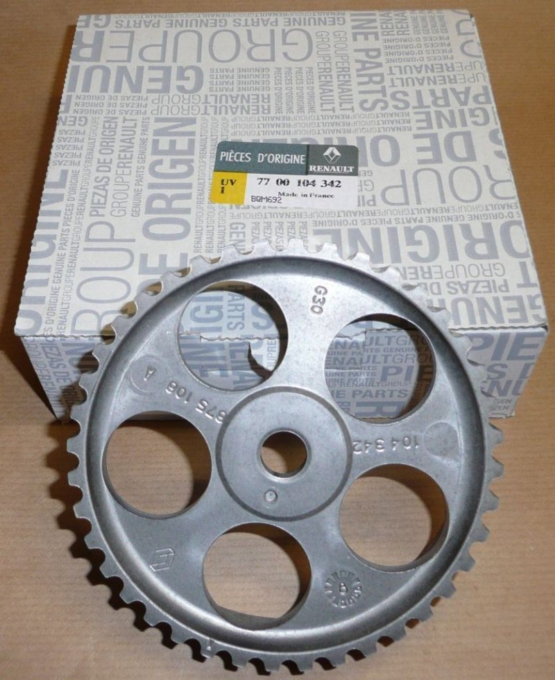  Original Poulie de distribution Renault Laguna, Renault 19, Renault Clio 1.8 F3P ,  7700104342