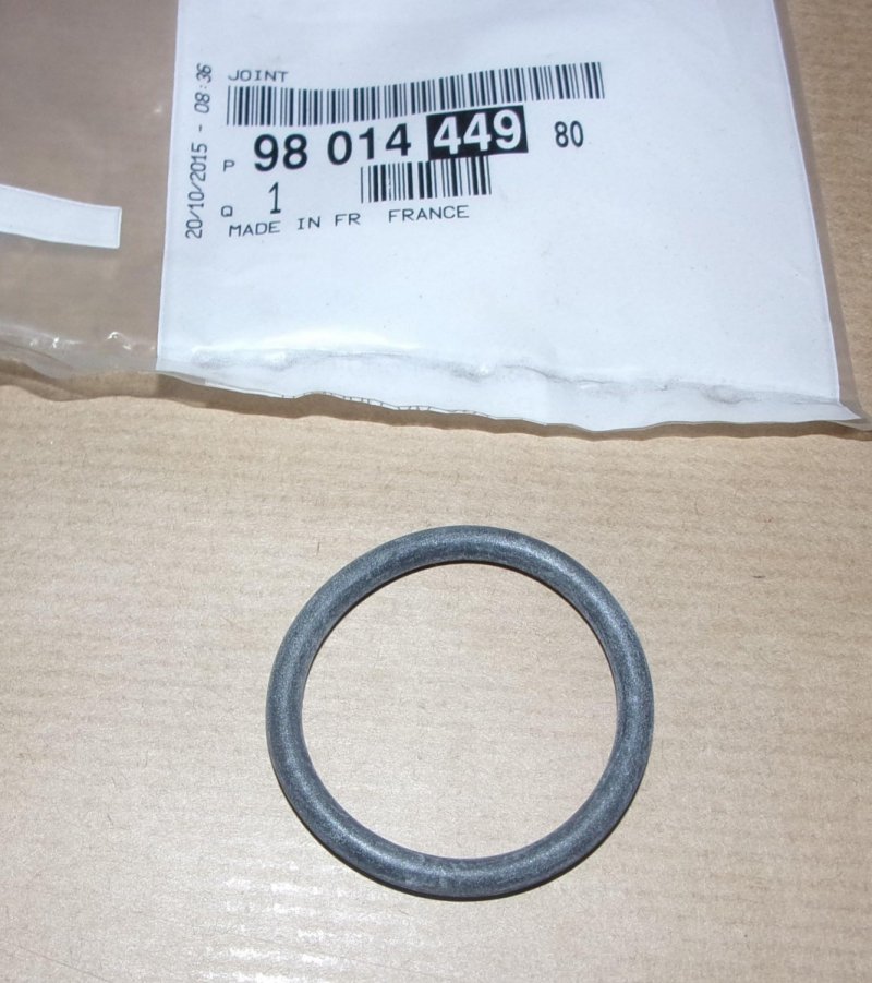 Joint de bouchon de vidange d'huile, 9801444980, 9801444980,