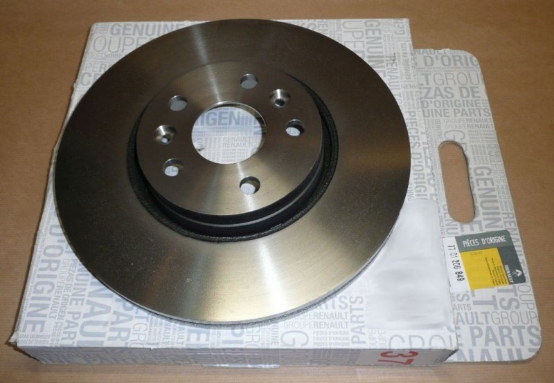 Original  Disque de frein Renault Scenic II 2.0dci avant 1 pièce ventilée ,  7701208849