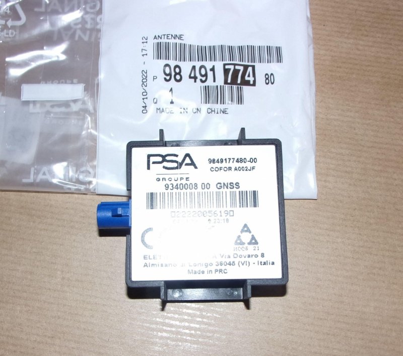 Antenne pare-brise avant Citroën C4 II, 9849177480, 9849177480, 