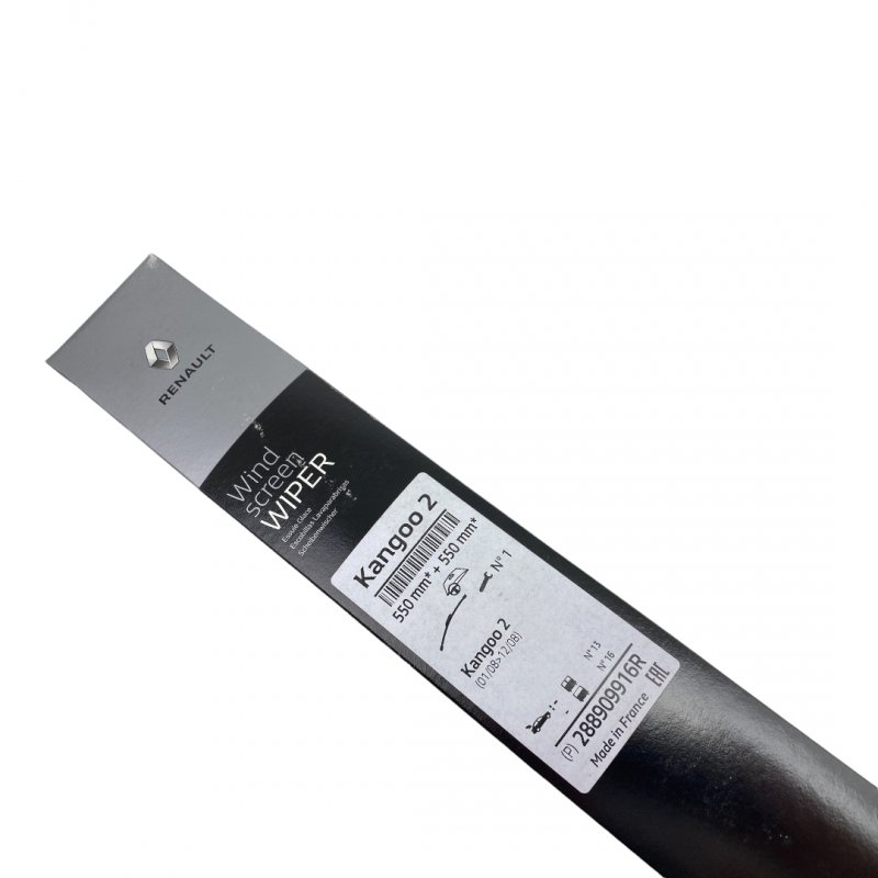 Pièce d'origine Balais d'essuie-glace 550 mm pour Renault Kangoo II 2008-2012 , 288909916R