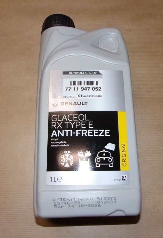 Original  Liquide de refroidissement Glaceol RX Type D 1 litre concentré , 7711947052