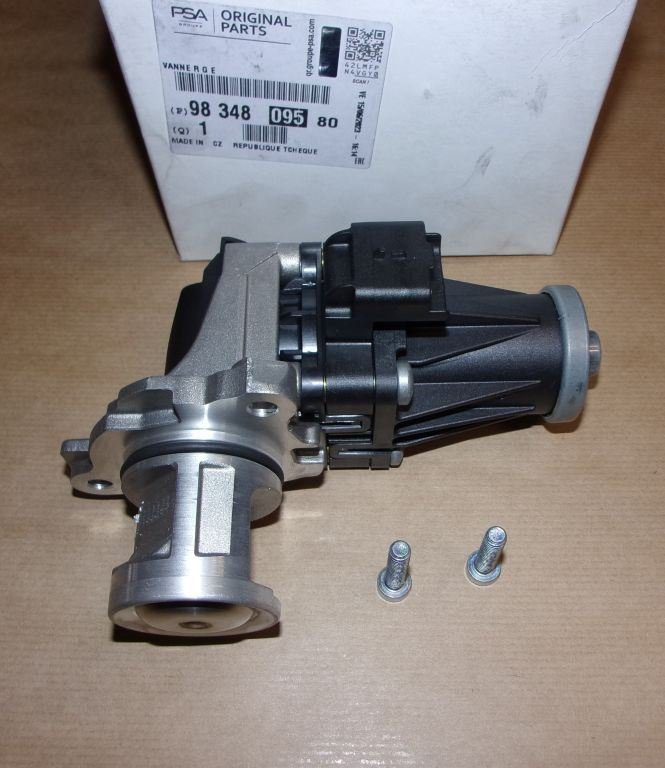 Soupape EGR Citroën Berlingo III 1.6 HDI, 9834809580, 9834809580,