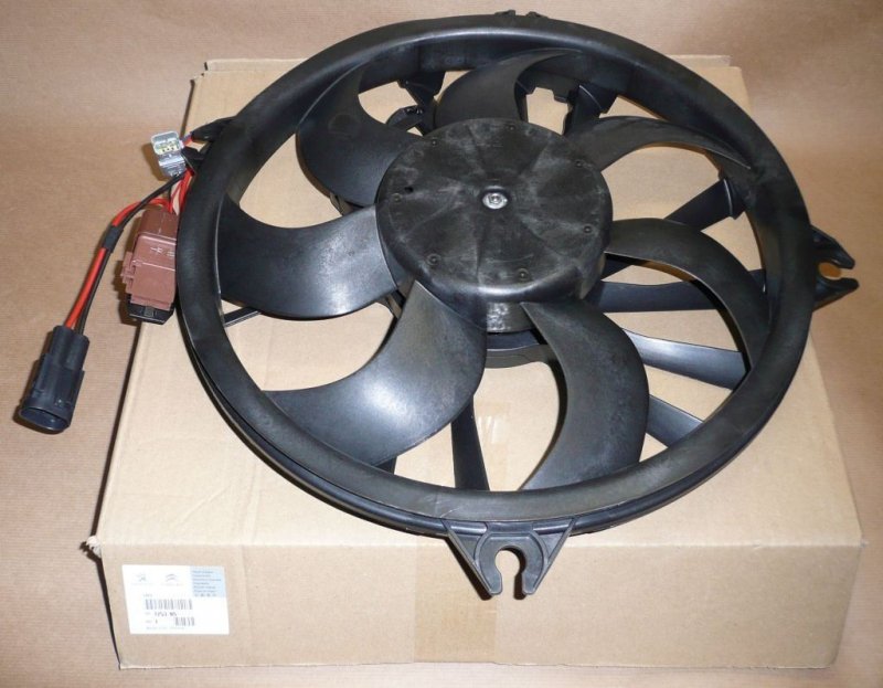 Ventilateur complet Citroën C5 II, Peugeot 407, 1253.N5, 1253N5