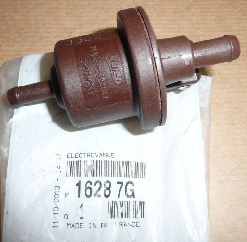 Électrovanne de vapeurs de carburant Citroën, Peugeot, Renault, 1628.7G, 16287G