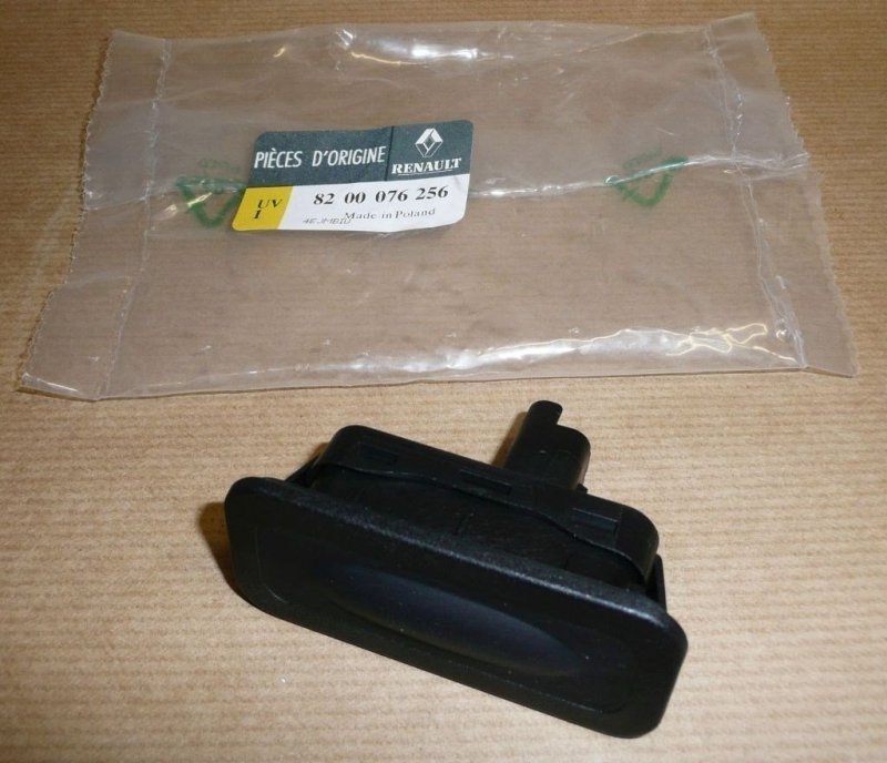 Commutateur de hayon d'origine ouvre-coffre ouvreur Renault Mégane II Scénic II, 8200076256