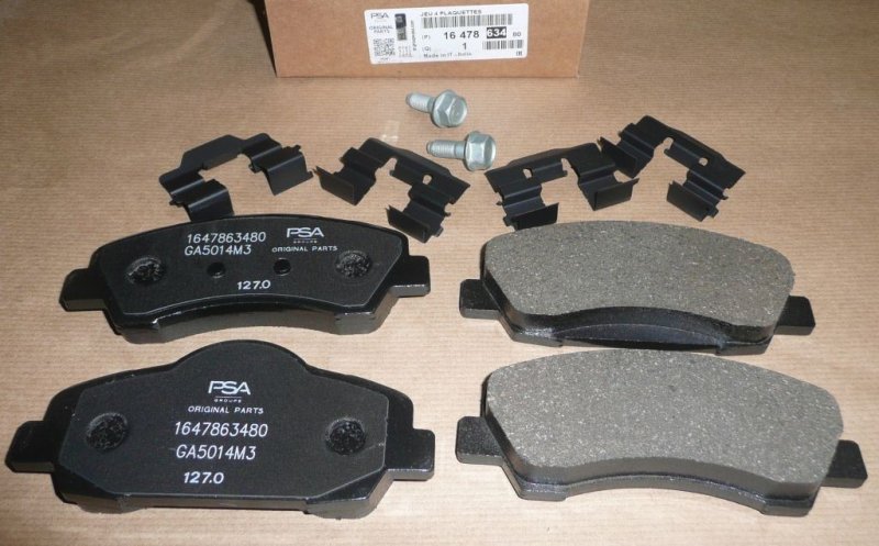 Original  Plaquettes de frein Citroën C-Elysee Peugeot 301 avant ,  1647863480