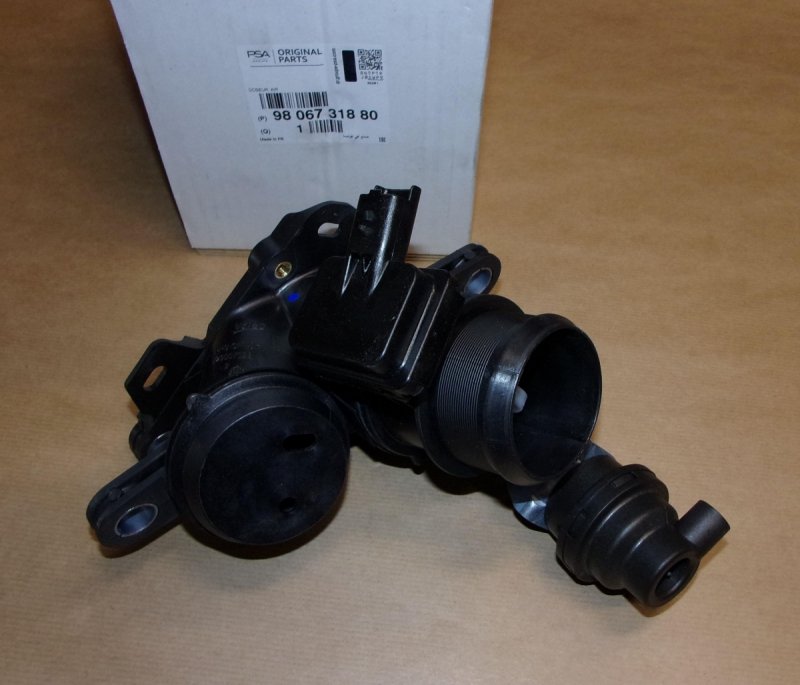 Corps de papillon Citroën C4 Peugeot 3008 2.0 HDI, 9806731880, 9806731880, 