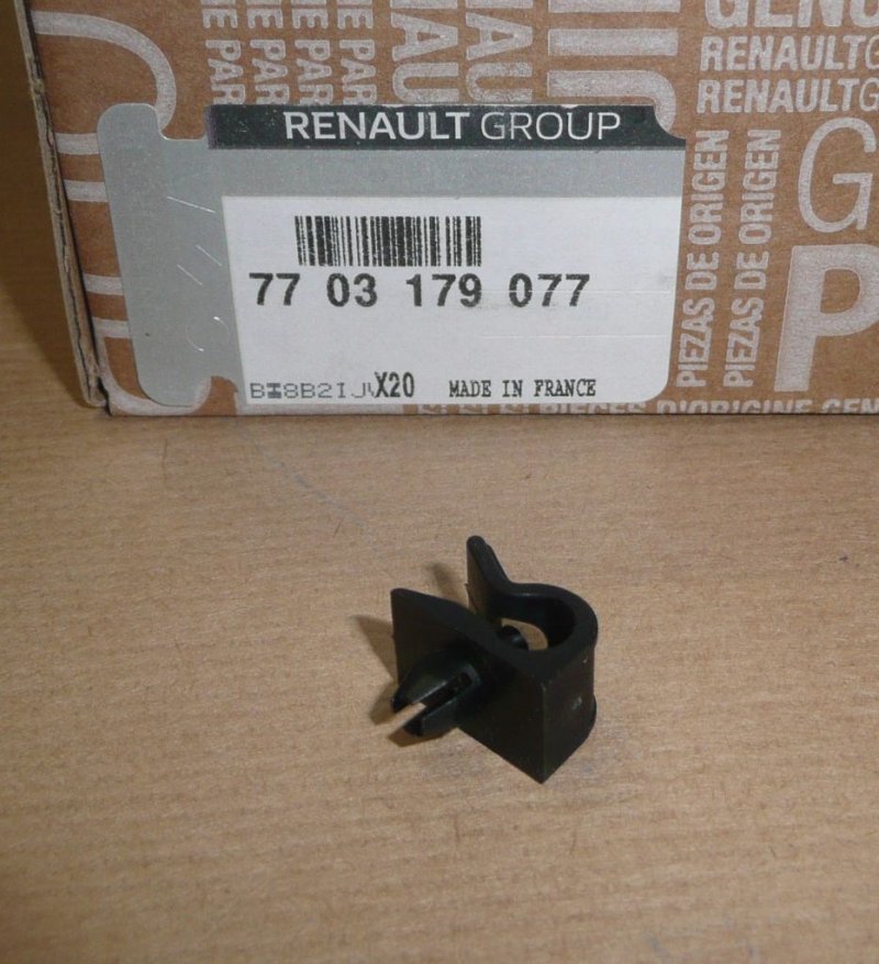   Agrafe de tige de capot Renault Clio II Dacia Logan , 7703179077