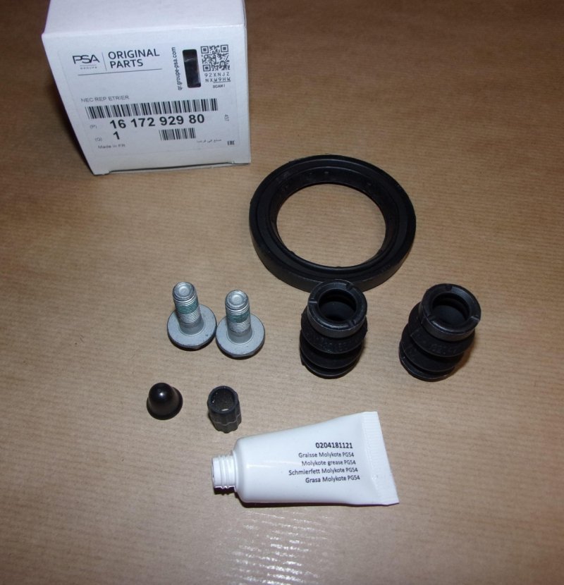 Kit de réparation d'étrier Citroën C2, Citroën C3, Citroën C3 Picasso.  ,  1617292980