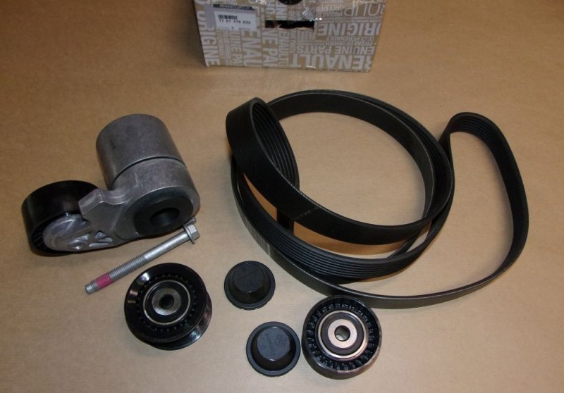 Original  Kit de courroie trapézoïdale Renault Laguna III 3.0DCIR Latitude , 7701479032