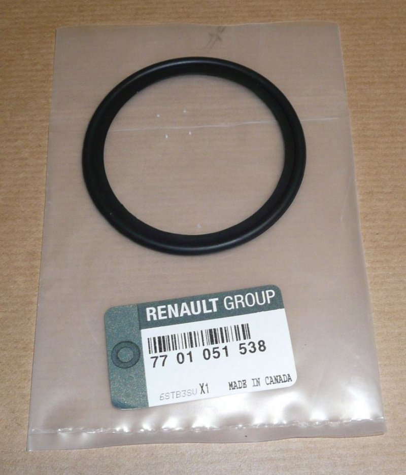 Original  Joint torique du refroidisseur de filtre à huile Renault 1.5DCI ,  7701051538
