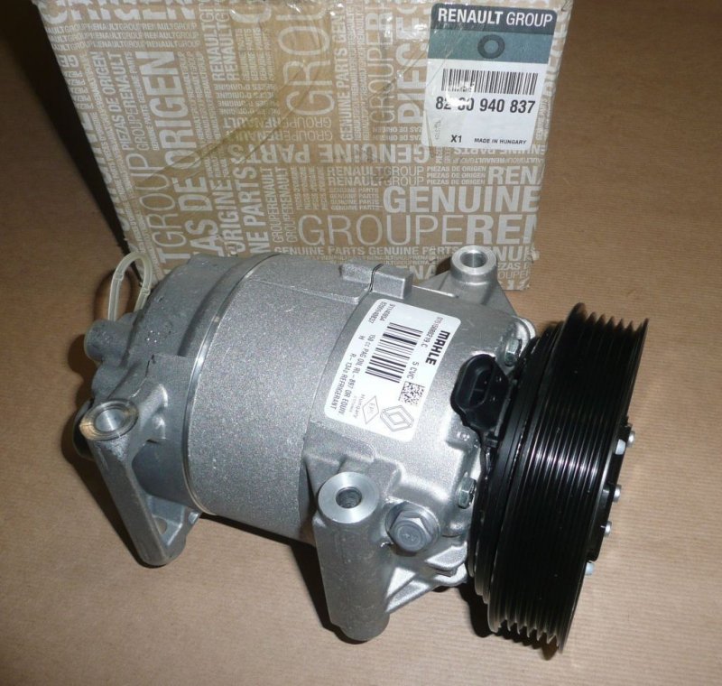 Original  Compresseur de climatisation Renault Megane III, Renault Captur II, Renault Clio II, III, IV, V, Renault Fluence, Renault Latitude, Renault Kangoo II, III, Renault Laguna I, II, III, Renault Megane I, II, III, IV, Renault Scenic II, III, IV, R