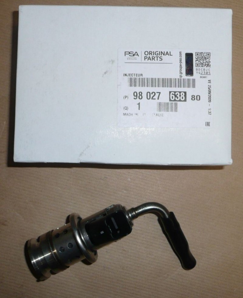 Échappement Injecteur Citroën Peugeot 1.6 BLUEHDI 8V 9802763880, 9802763880
