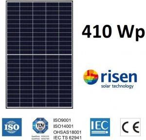 Moduł panel PV czarna rama 410W RISEN RSM40-8-410M 1754x1096x30mm