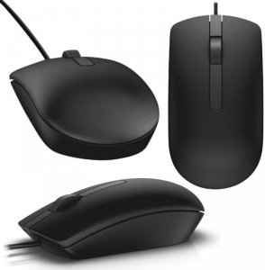 Mysz przewodowa Dell MS116 Wired Optical Mouse czarny