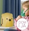 Inhalator dla dzieci Promedix, misiek, zestaw nebulizator, maski, filterki,  PR-811