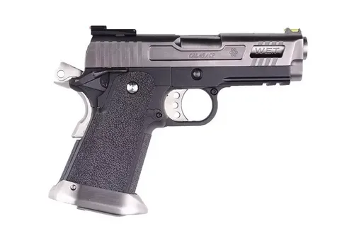 Replika pistoletu Hi-Capa 3.8 Force &quot;Velociraptor&quot; - srebrna
