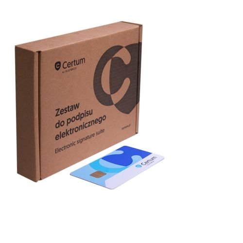 Podpis elektroniczny Certum z kartą Standard bez czytnika ważny 2 lata