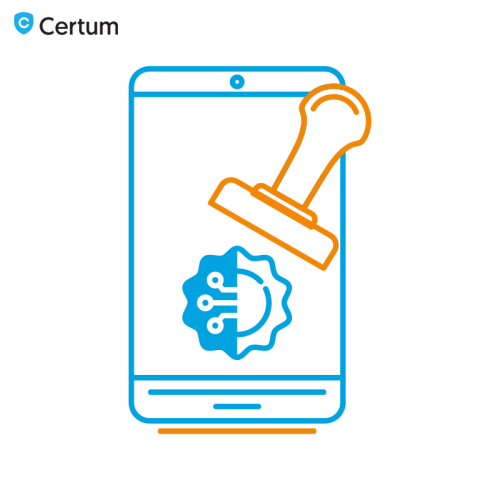 Pieczęć elektroniczna Certum w chmurze ważność 2 lata