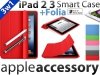 3w1 iPad 2 / 3/ 4 Smart Case Etui +Folia RETINA +C-Pen