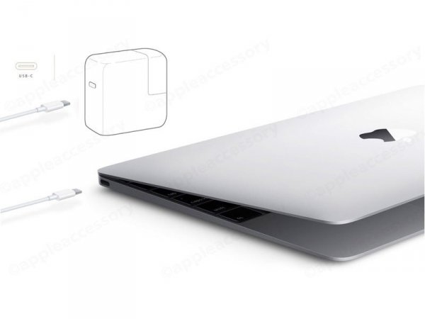 Kabel Przewód zasilający USB-C do APPLE MacBook 12 2m