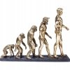 Kare figurka 42.5 x 18.5 x 58cm Ewolucja człowieka