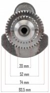 Wał korbowy do agregatu PM-AGR-6500/7500-WK