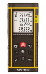 Laserowy miernik cyfrowy dalmierz 60m KD10406