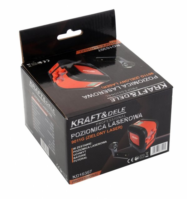 LASER KRZYŻOWY Z ZIELONĄ WIĄZKĄ KD10307