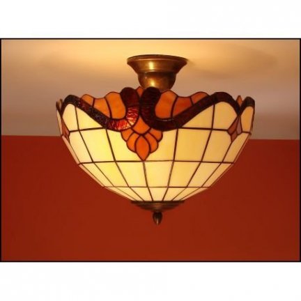 Plafon lampa żyrandol witraż Classic 30cm 