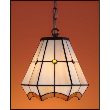 Lampa żyrandol zwis witraż PIERO 20cm 