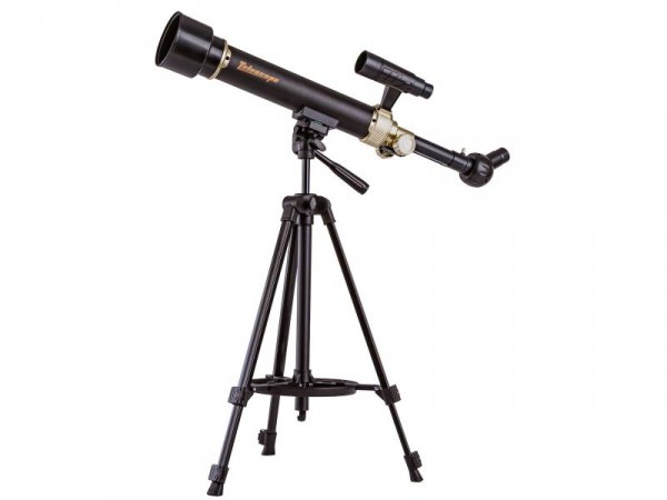 Czarny Teleskop Astronomiczny Ze Statywem Luneta Dla Początkujących + Akcesoria