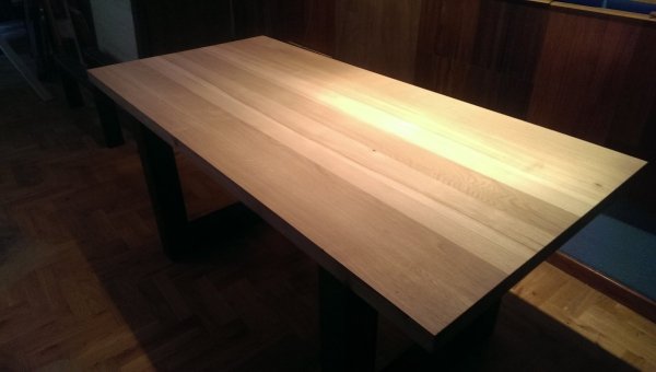  Stół lity dębowy + jesion 45x810x1720mm  